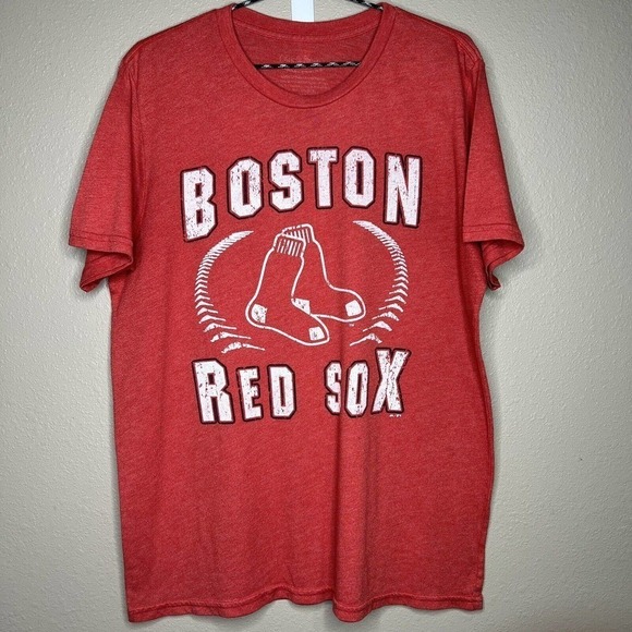 Majestic Threads Men's Red Boston Red Sox Short Sleeve Crew Neck T-Shirt XL - Picture 7 of 7